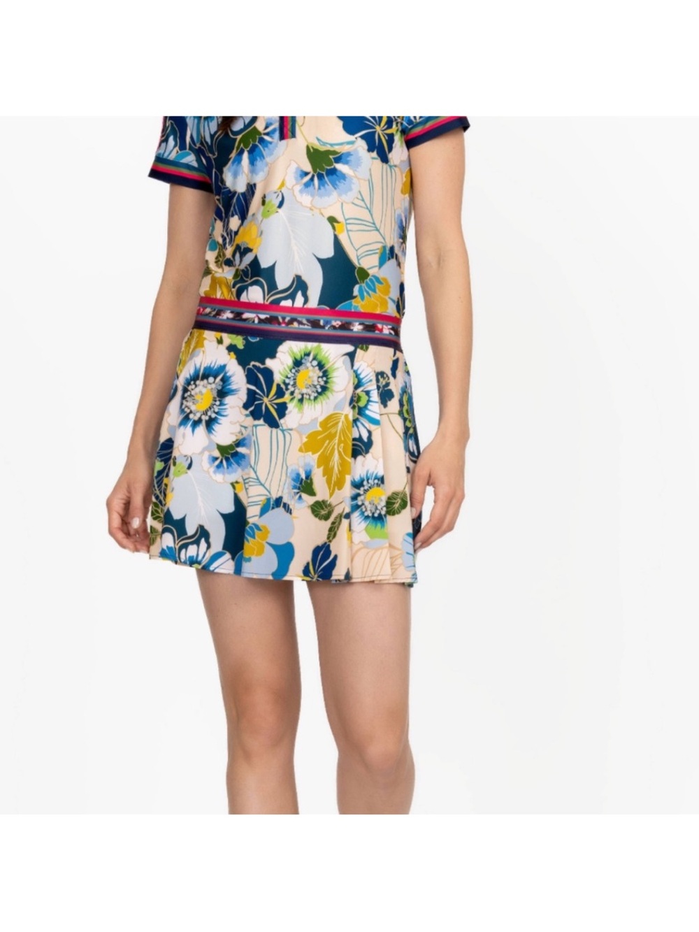 Johnny Was Active floral tennis skirt size XS Athleisure